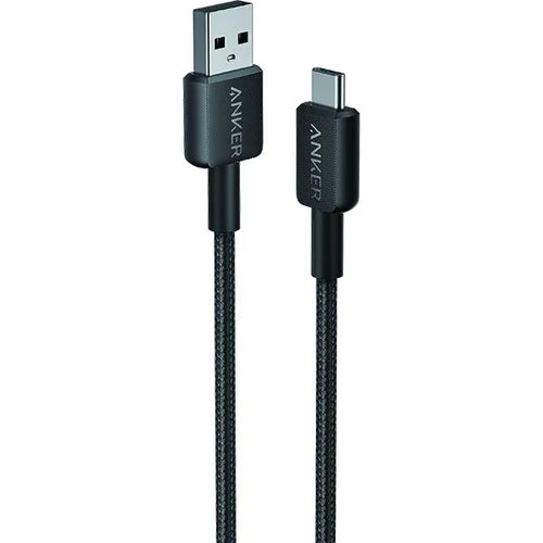 Anker 322 Usb-A To Usb-C Cable 3Ft Braided Black - A81H5H11