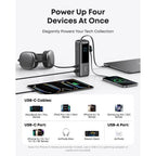Anker Zolo PB 25000mAh 30W Built-in C LTG-Cable-A1695H11