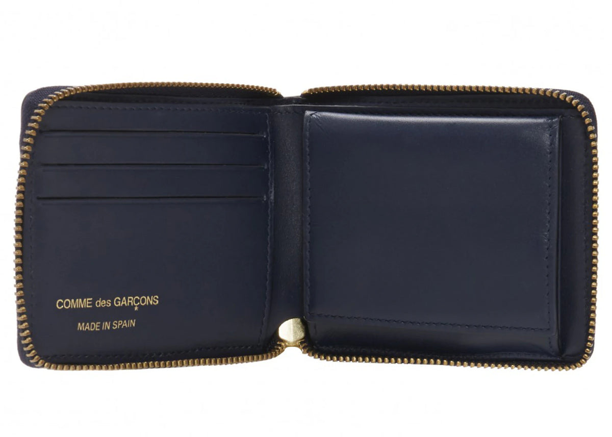 Comme des Garcons SA7100 Classic Wallet Navy