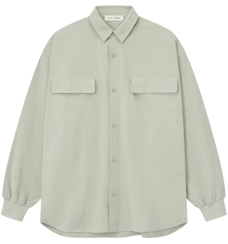 Fear of God Essentials Oxford Shirt Abbey Stone