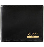 Gucci Leather Wallet with Gucci Logo (8 Card Slot) Black