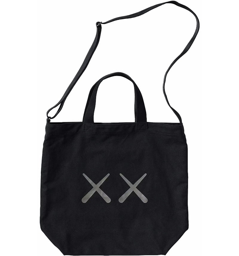 KAWS x Uniqlo Warhol 2Way Tote Bag Black