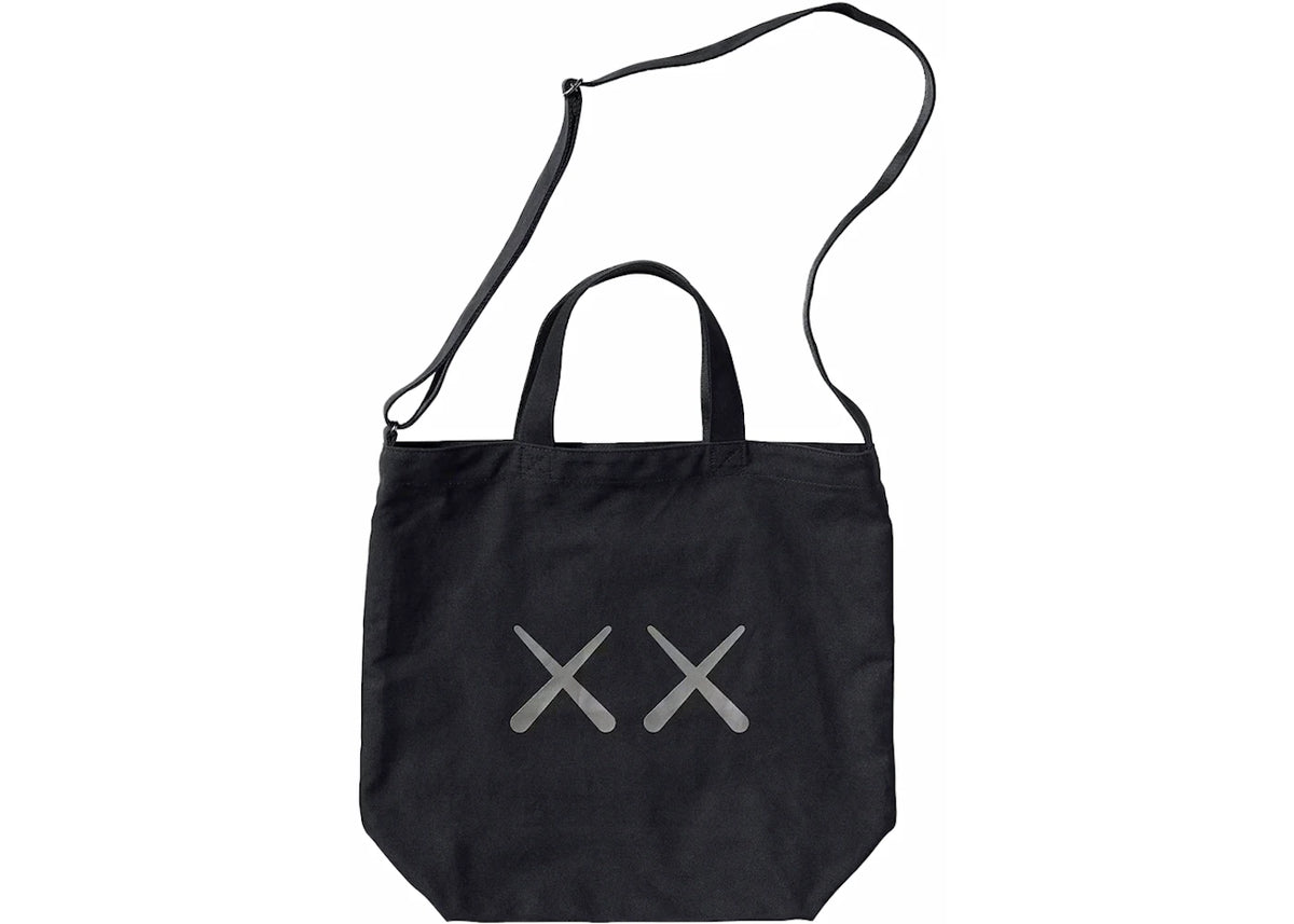 KAWS x Uniqlo Warhol 2Way Tote Bag Black