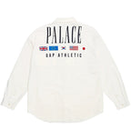 Palace x Gap Drop Shoulder Oxford Shirt White