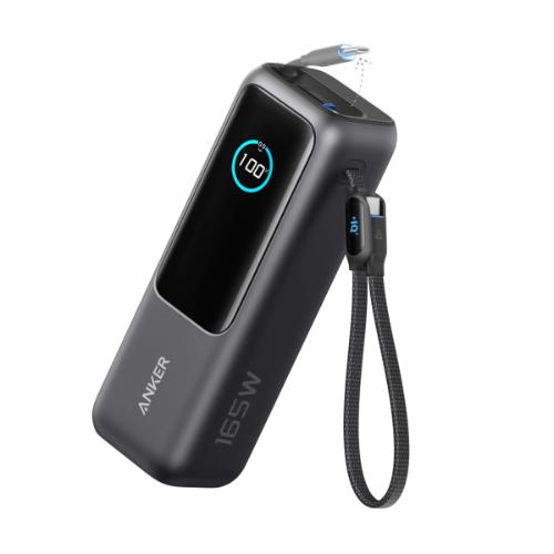 Anker Zolo PB 25000mAh 30W Built-in C LTG-Cable-A1695H11