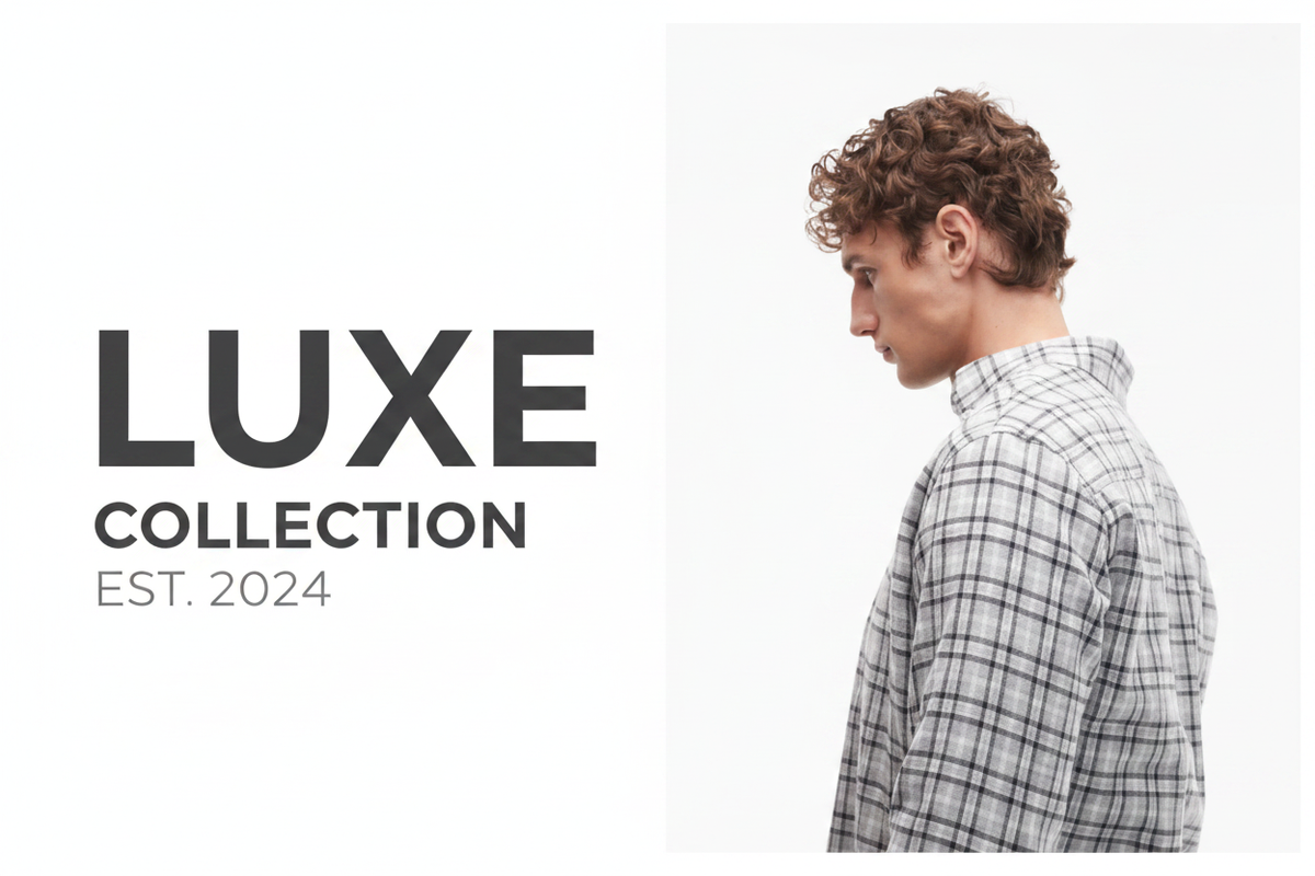 Men's Plaid Shirt Banner